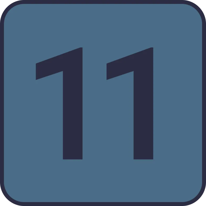Illustration of "labing-isa" (eleven)