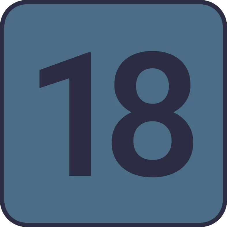 Illustration of "labing-walo" (eighteen)