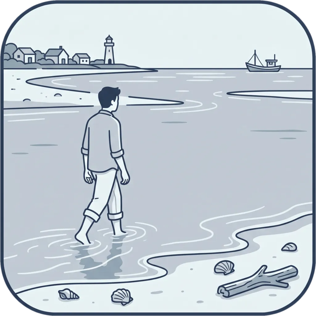 Illustration of "mababaw" (shallow)