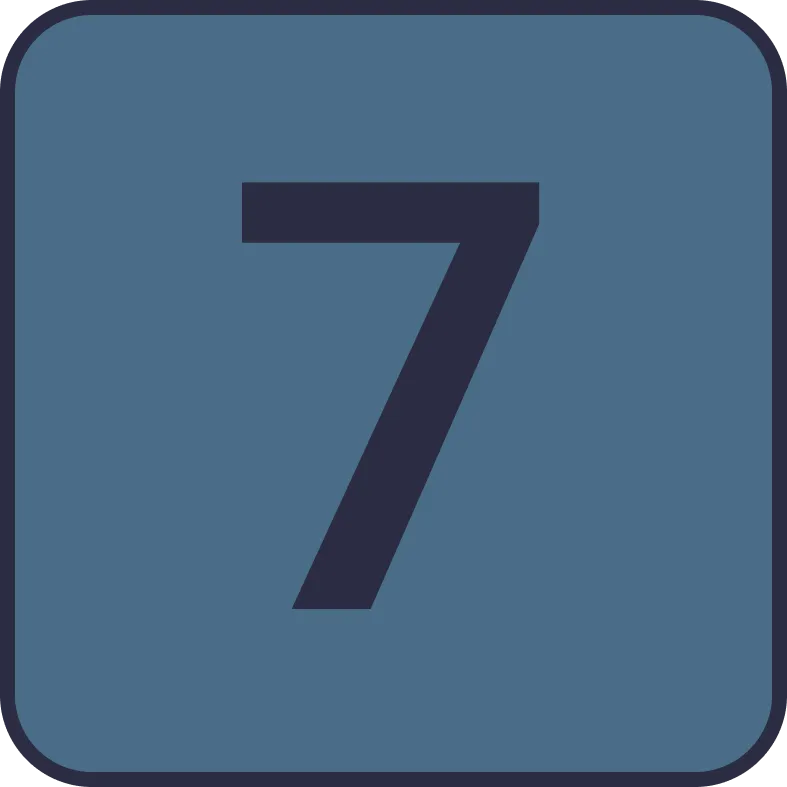 Illustration of the root word "pito" (seven)