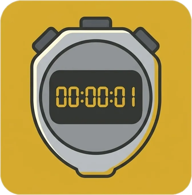 Illustration of the root word "segundo" (second (time unit))