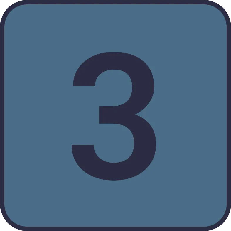 Illustration of the root word "tatlo" (three)