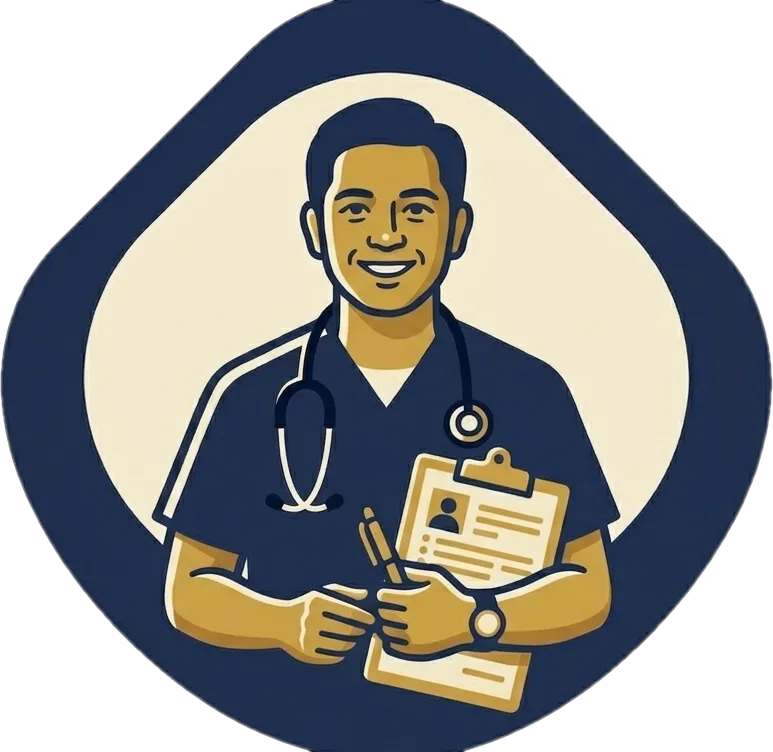 Illustration of the root word "doktor" (doctor)