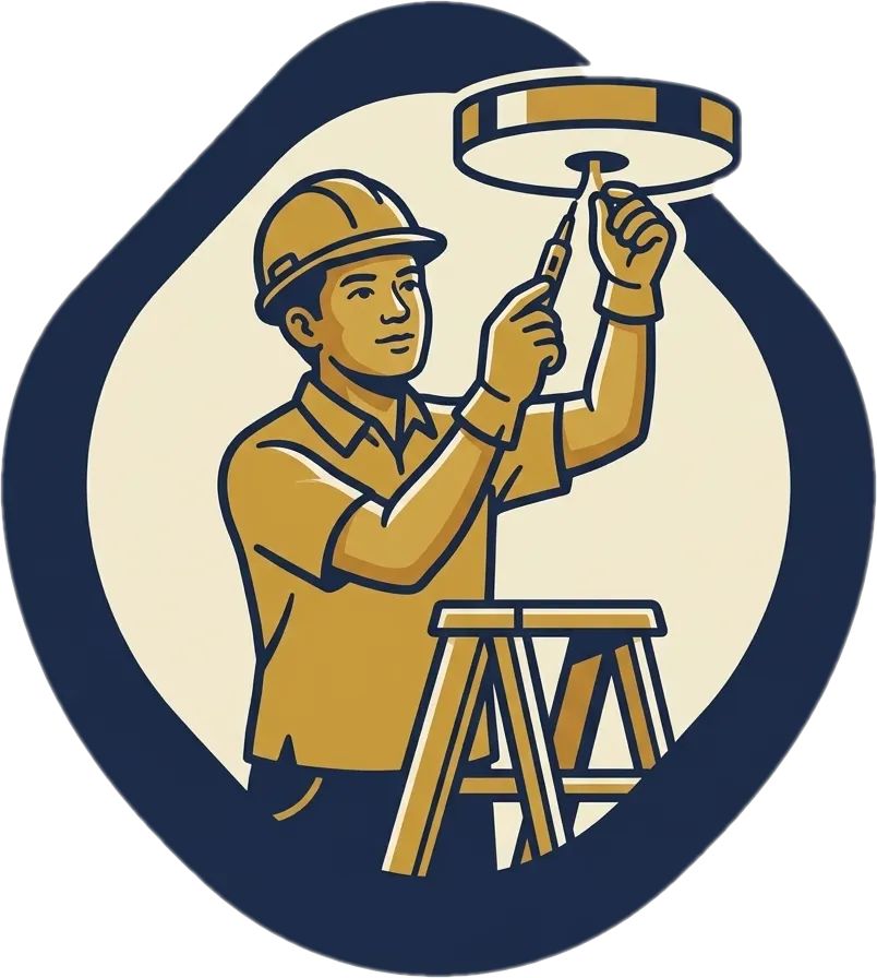 Illustration of "elektrisyan" (electrician)