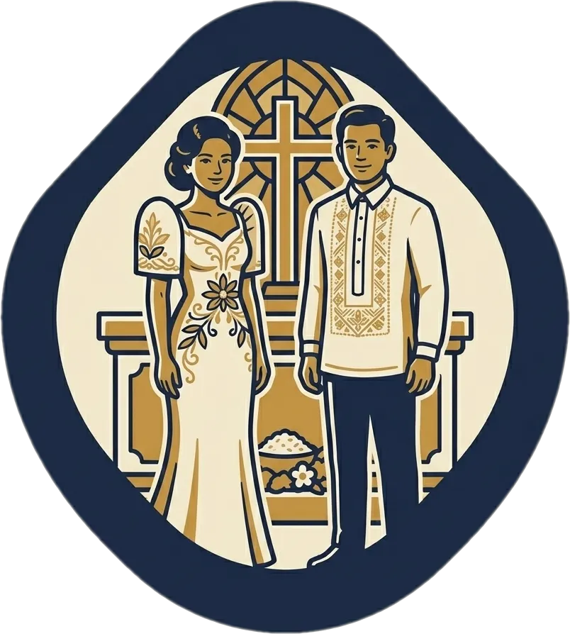 Illustration of the root word "kasal" (wedding; marriage)