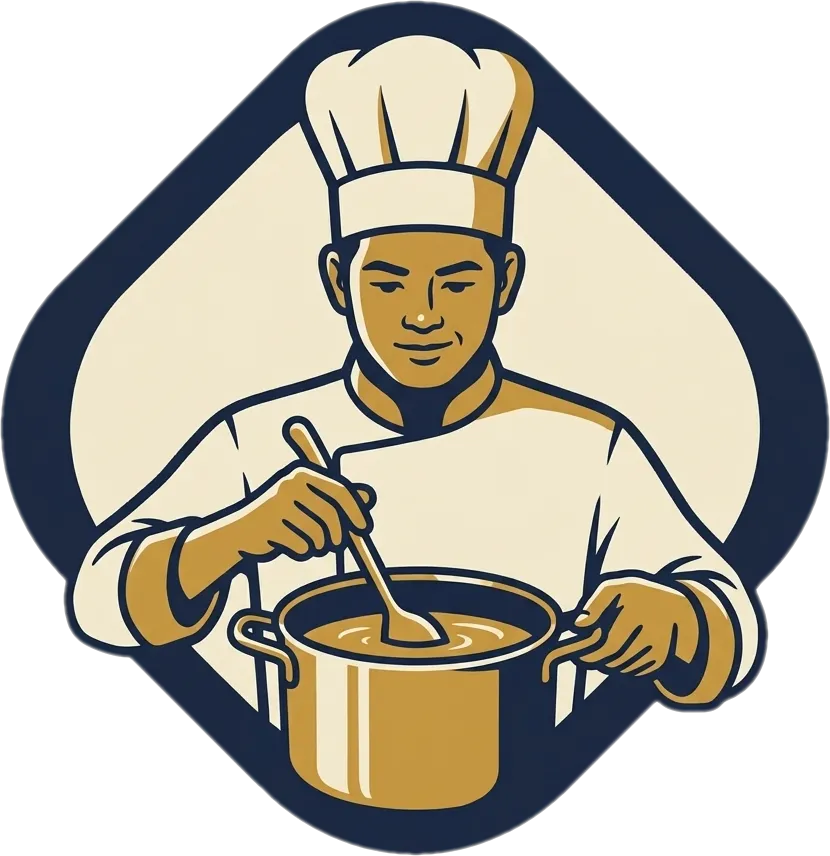 Illustration of "kusinero" (male cook)