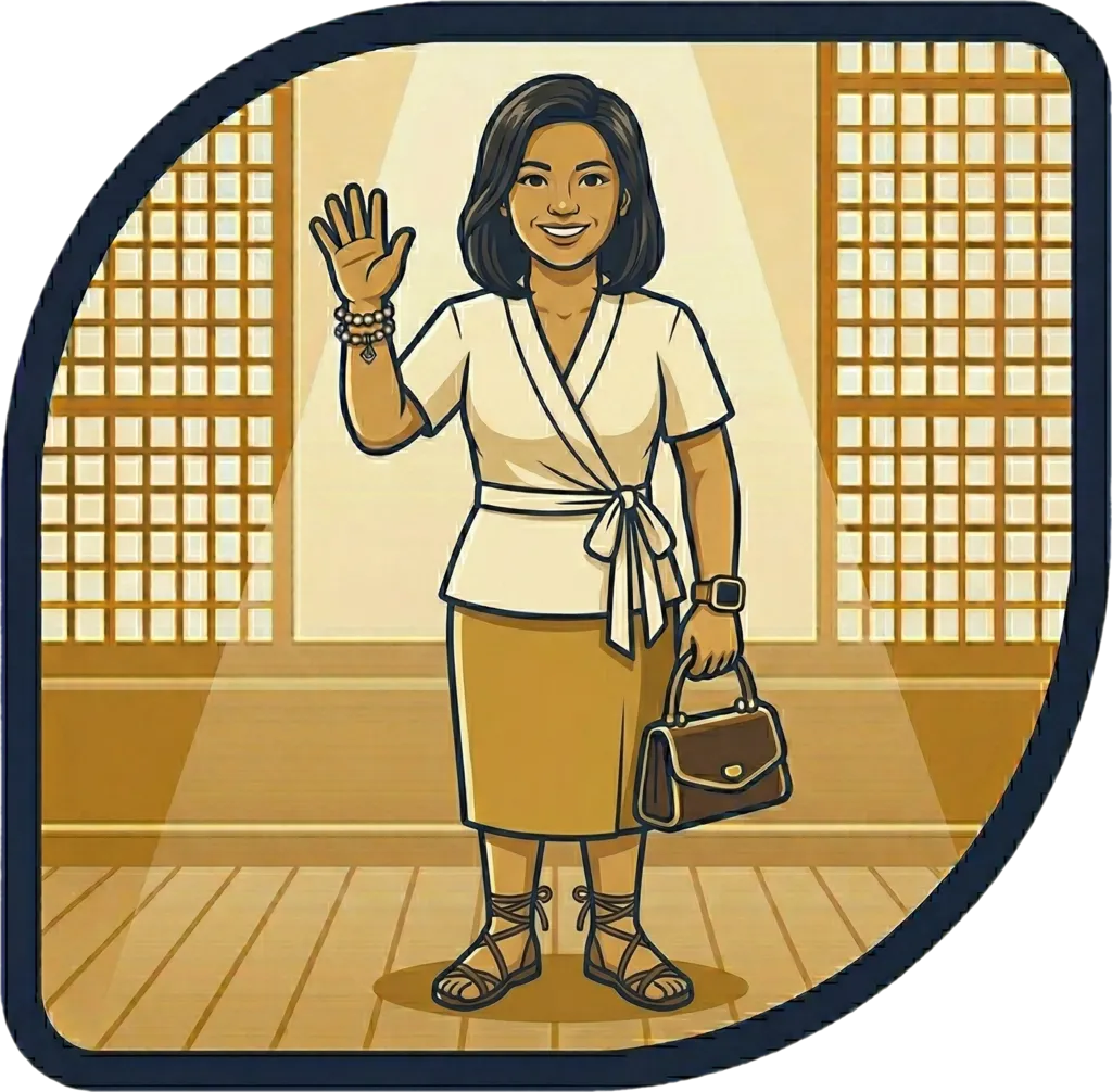 Illustration of "tita" (aunt)