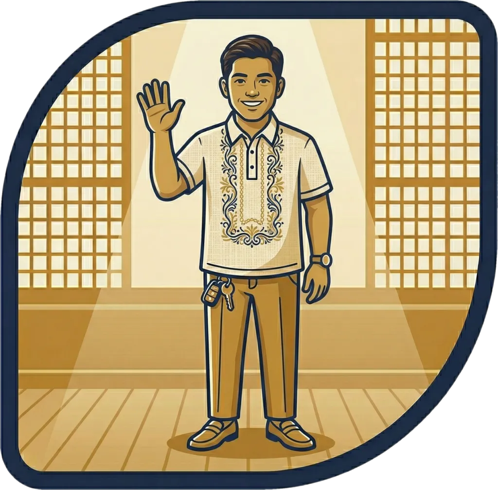 Illustration of the root word "tito" (uncle)