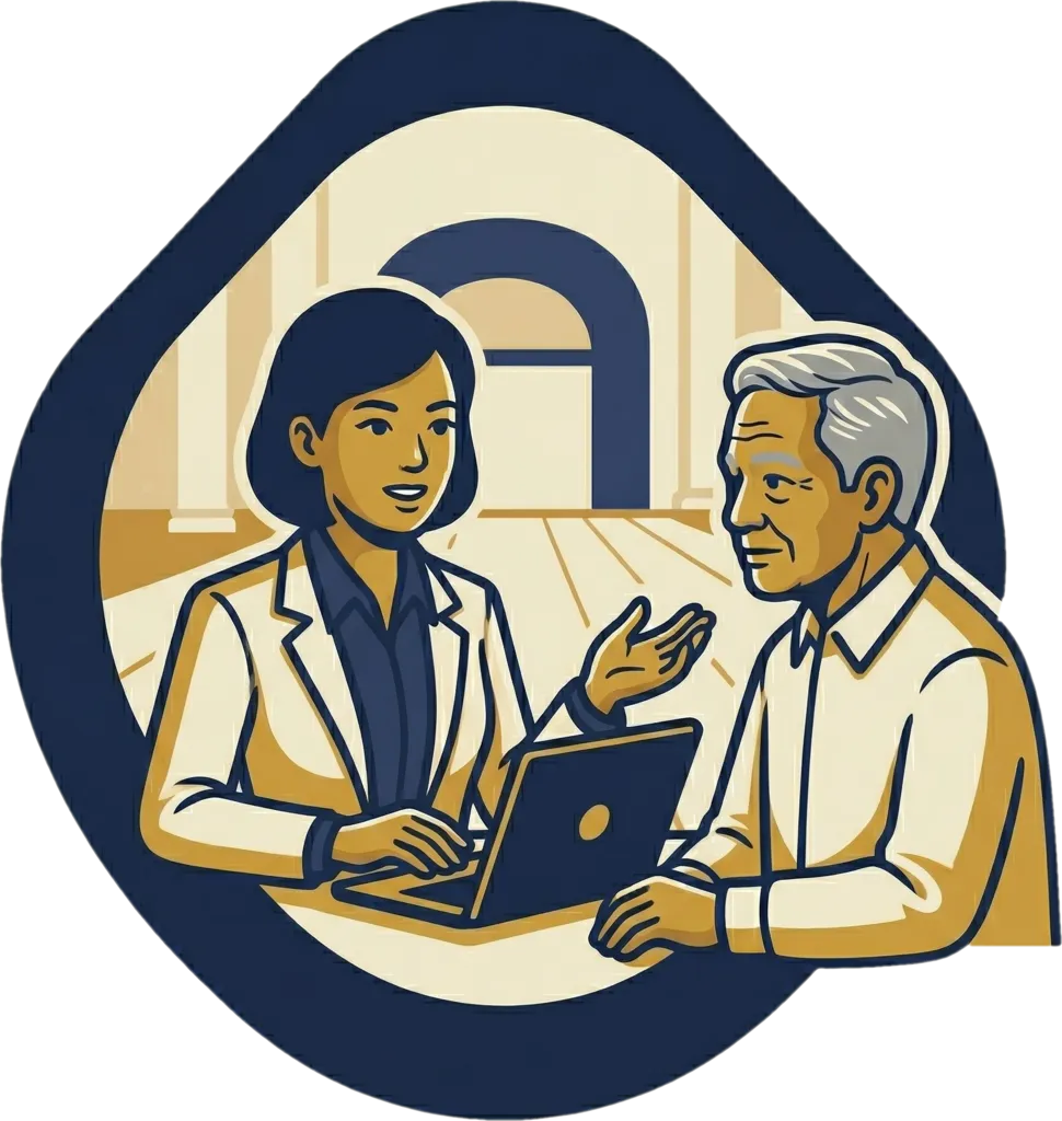 Illustration of "tungkulin" (duty; responsibility)