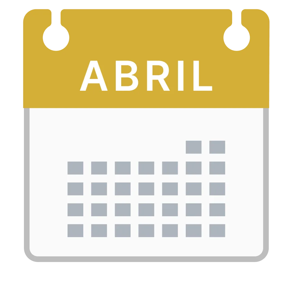 Illustration of "Abril" (April)