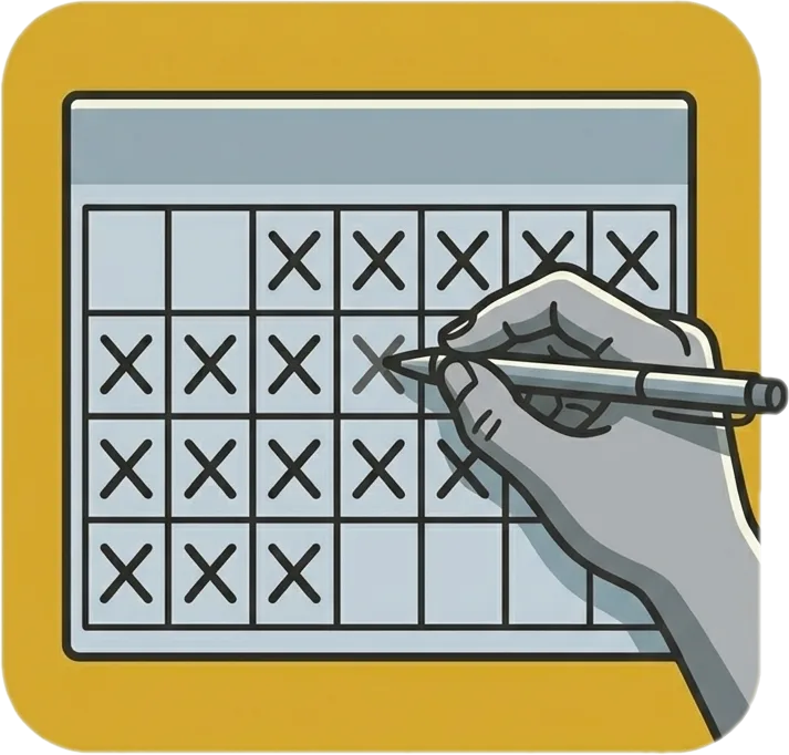 Illustration of "araw-araw" (every day)