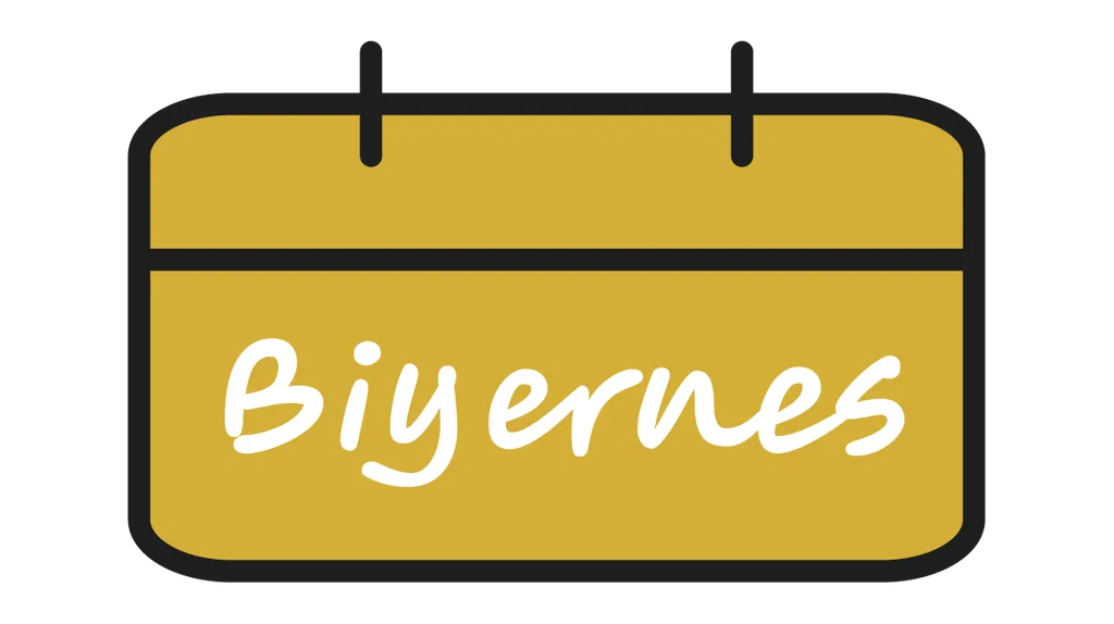 Illustration of "biyernes" (Friday)