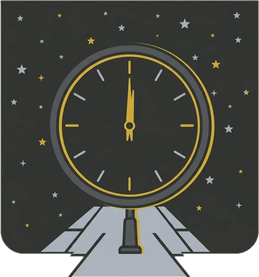 Illustration of "hatinggabi" (midnight)