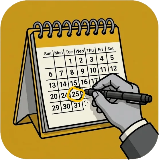 Illustration of "ngayon" (now; today)