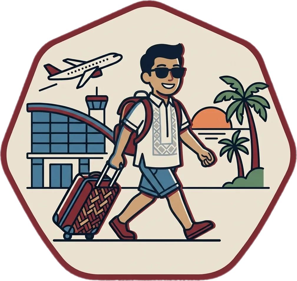 Illustration of "bakasyon" (vacation)