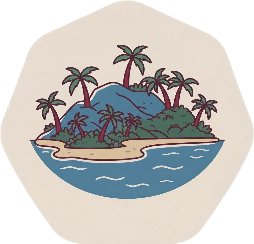 Illustration of "isla" (island)