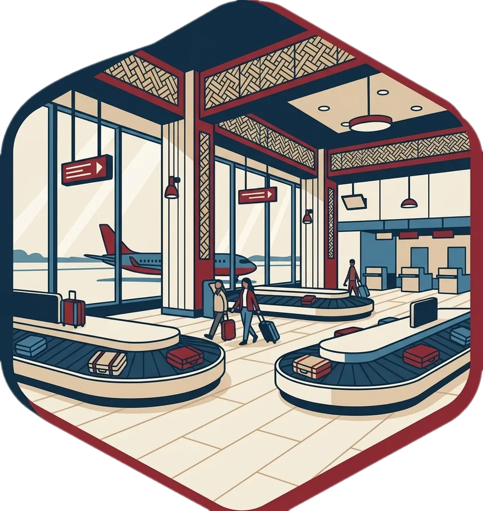 Illustration of "paliparan" (airport)