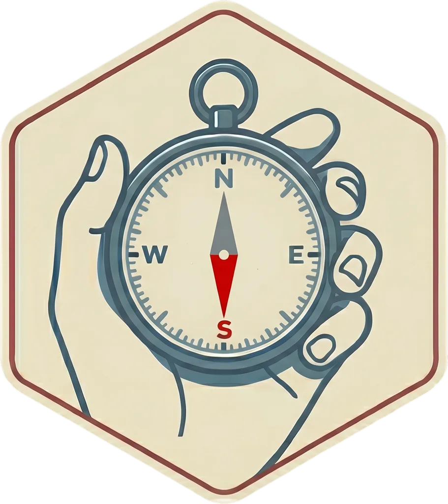 Illustration of the root word "timog" (south)